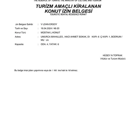 Merkezde Muestakil Havuzlu * Bodrum